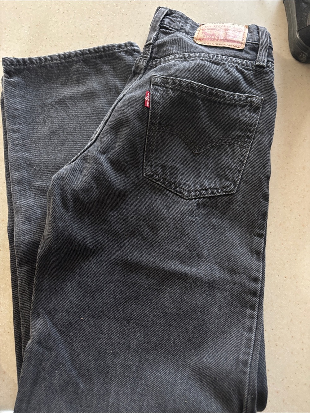 Levi's women Black Straight Jeans